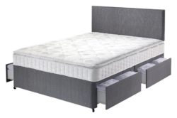 Airspring - Elmdon Luxury Pillowtop Small - Double 4 Drawer - Divan